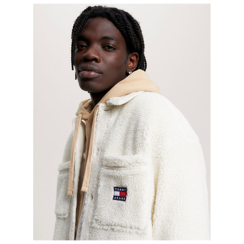 Tommy Hilfiger Ανδρικό πουκάμισο Solid Sherpa Overshirt